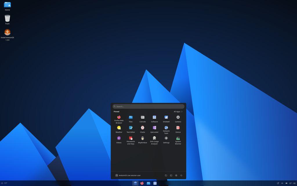 AnduinOS 1.3：Linux新秀的崛起，界面模仿Win11